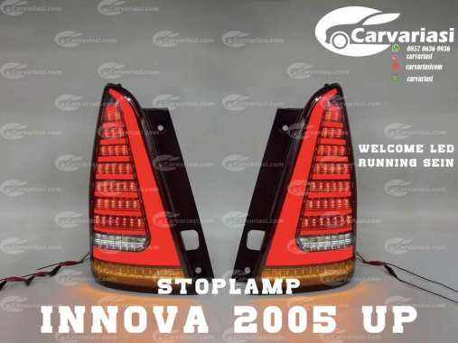 Stoplamp Innova Smoke 2005 - 2015 Model Baru