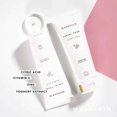 Sabun Pembersih Muka / Sabun Pencuci Wajah / Pemutih Muka Glowing Moreskin Facial Wash Terbaik