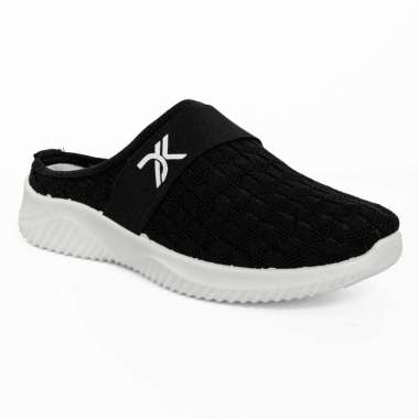 Dr. Kevin Sepatu Sandal Wanita Mules Sneakers Slip On Flyknit 579-003 Hitam 39