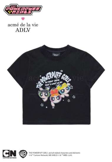 Tシャツ・カットソー The Powerpuff Girls x acmedelavie logo crop t-shirts MUSINSA | acmé de la vie The Powerpuff Girls x acmedelavie