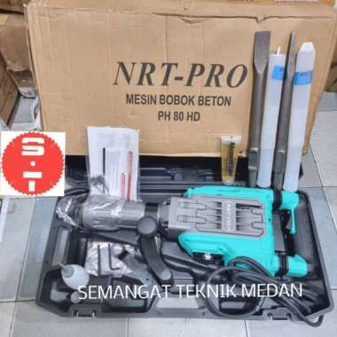 PH80HD MESIN JACK BOBOK BOR BETON HAMMER 15 KG 15KG NRT PRO PH 80 HD