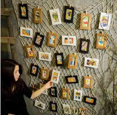 Frame Foto Gantung Frame Foto Kertas Gantung 10Pcs+Clip+Tali 819-333