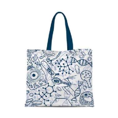 Tas Canvas Eco Bag Canvas Tote Bag Personalized Hand-painted Shoulder Hijau