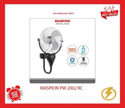 POWER FAN / KIPAS DINDING INDUSTRI REMOTE MASPION 2002 RC