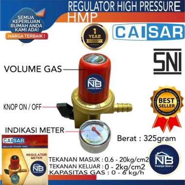 REGULATOR GAS TEKANAN TINGGI CAISAR PREMIUM HIGH PRESSURE ( METER )