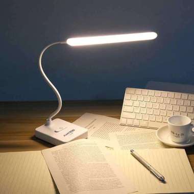 Lampu Meja Belajar Rechargeable Lamp 30 LED 3 in 1 Color T1901 Lampu Meja Belajar Buat Jepit Lamou L