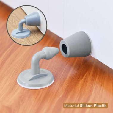 ALLIHOUSE Karet Penahan Pintu Rumah Silikon Door Stopper CAL157 Pintu Alumunium Rumah Slot Penghalan