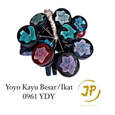 MAINAN ANAK YOYO KAYU BESAR/IKAT
