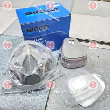 MASKER GAS CAT SAFETY MASK RESPIRATOR 6200 SICCO