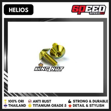 Baut M 6 x 15 Drat 10 x 15 M, 6 x 20 Drat 10 x 20 Baut Titanium Grade 5 Probolt Thailand King Nut 6 