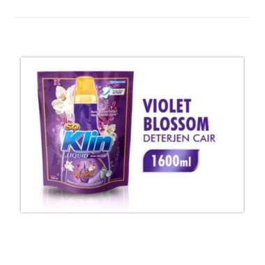 Soklin So Klin Detergent Cair Violet Blossom 1600 ml Deterjen