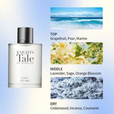 Parfum Pria MINISO KNIGHTS TALE 30ml Parfum EDT White