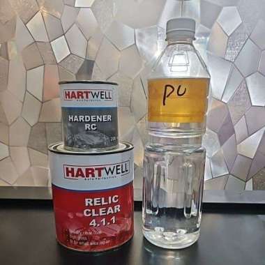 Hartwell Clear Coat + Thinner Medium PU Relic Clear