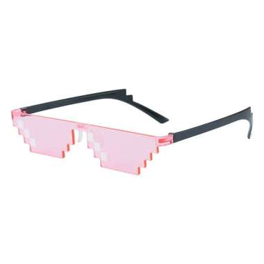 AliMaMa - KACAMATA MOSAIC - Kacamata Fashion Korea Wanita Anti Radiasi Pria Unisex Murah Medan PINK 