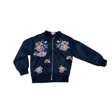 Spv Jacket Bomber Anak - Anak / Jaket Bomber Anak Perempuan BLACK - MOEJOE 4