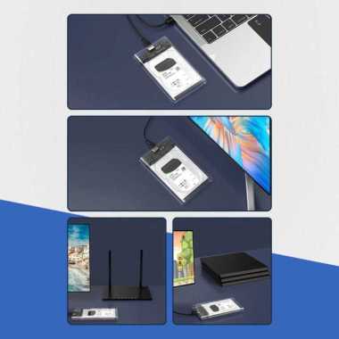 WTZ External SATA HDD Enclosure 2.5 Inch USB A to USB Type C 3.1
