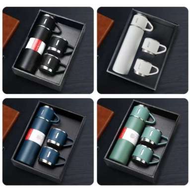 Termos Vacuum Flask Set Thermos Sultan Gift Box Hampers Botol Minum