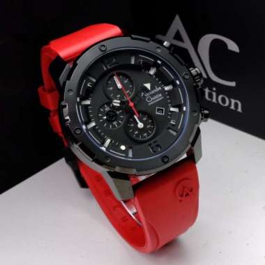 ALEXANDRE CHRISTIE AC 6410 / AC6410 TALI RUBBER PRIA. ORIGINAL - silver black black red