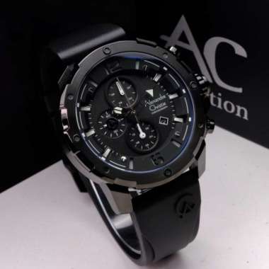 ALEXANDRE CHRISTIE AC 6410 / AC6410 TALI RUBBER PRIA. ORIGINAL - silver black full black