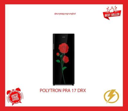 KULKAS POLYTRON 1 PINTU BELLEZA VARIA 170 LITER 106 WATT - PRA 17DRX