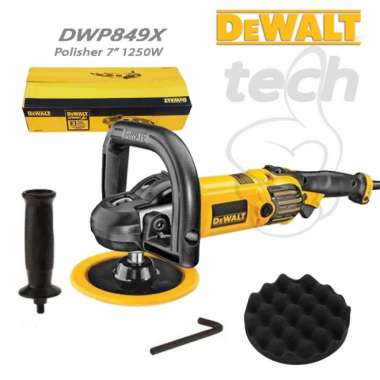 Mesin Poles Mobil Polisher 7" 1250W Dewalt DWP849X DWP 849 X