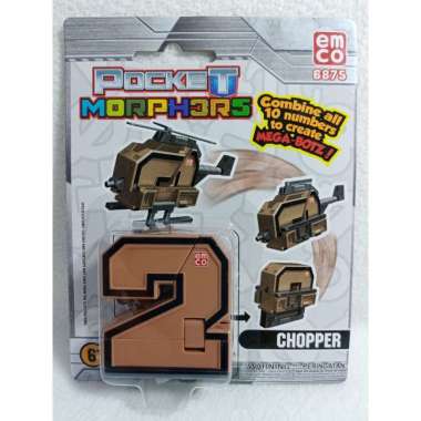 EMCO Pocket Morphers Pocket Morpher Robot Angka Mainan Edukasi Angka 2