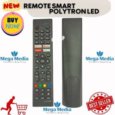 Remot Remote TV Polytron LCD LED android smart TV