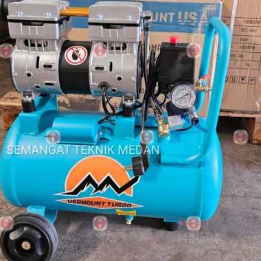 COMPRESSOR KOMPRESSOR KOMPRESOR OILLESS SILENT 1HP 750W 24L VERMOUNT