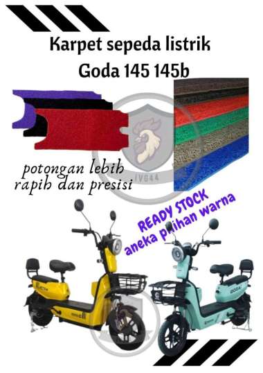 Karpet sepeda listrik GODA 145 GODA 145B Cokelat