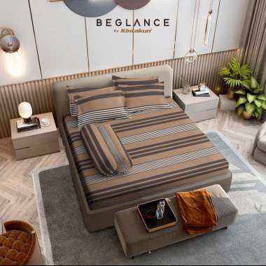 BEGLANCE Tencel Lyocell Sprei Set Fitted 160 x 200 Super Soft Premium Tinggi 40 cm Mesa