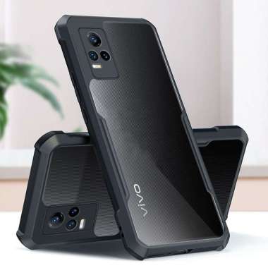 Case Shockproof VIVO V21E Silikon Ponsel Transparan Camera Protect