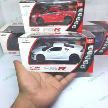 DIECAST MINIAUTO Honda ACURA NSX - Miniatur Mobilan Sport Honda Acura - Putih Putih