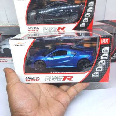 DIECAST MINIAUTO Honda ACURA NSX - Miniatur Mobilan Sport Honda Acura - Putih Biru