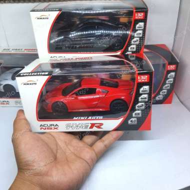DIECAST MINIAUTO Honda ACURA NSX - Miniatur Mobilan Sport Honda Acura - Putih Merah