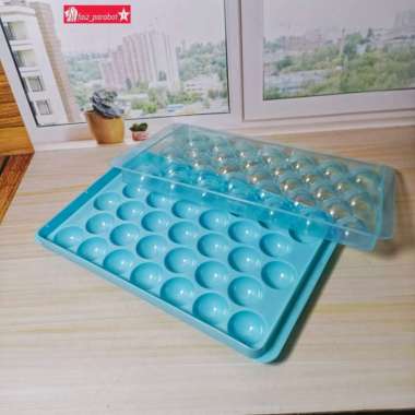 CETAKAN JELLY PUDING ES BATU TELUR PUYUH / CETAKAN ES BATU TELUR PUYUH ICE BALL SUNRISE 33 LOBANG