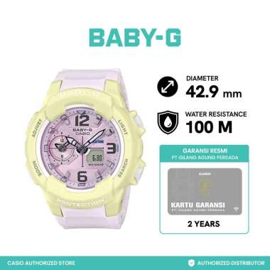 CASIO Baby-G BGA-230PC-9BDR Sports Jam Tangan Wanita - Yellow Pink [Original] Yellow Pink