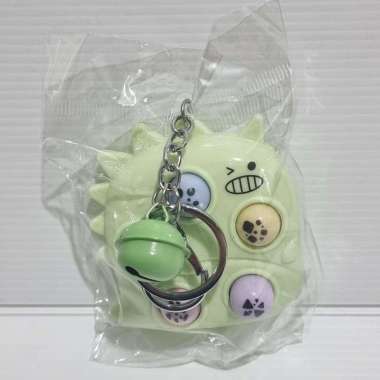 Gantungan Kunci Pop it Mini Mainan Anak Karakter Lucu Game Challange Push Bubble - Mainan Pop it Gam
