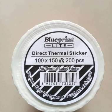 Stiker Label A6 100 x 150mm Isi 200 Sticker