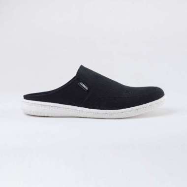 Zn07 Black Sepatu Sandal Pria Casual Sepatu Bustong Slip Cowok 43 Hitam jeans