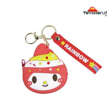 Keychain Bag Ice Cream Melody Red