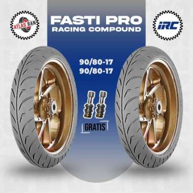 Paket Ban Motor Racing Compound IRC FASTI PRO 90/80 - 90/80 Ring 17