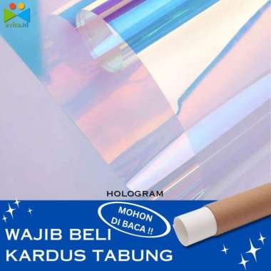 1 Lembar Cellophane Hologram Kertas Hologram Bahan Buket Bunga Kertas Bucket Bunga Hologram Cellopha