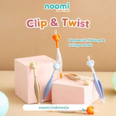 Noomi - Clip & Twist (Pembersih Hidung & Telinga Anak)