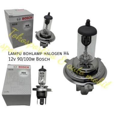 LAMPU BOHLAMP HALOGEN H4 12V 100/90W BOSCH LAMPU STANDAR H4 Terbaik