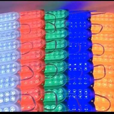 Lampu Led Modul Ultrasonik Mobil Truk 24 Volt 12 led nyala STROBO 24 volt Putih