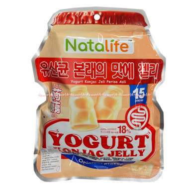 Natalife 200gr Yogurt Konjac Jelly Original Flavour Permen Rasa Yogurt Yakult Original Apel Anggur 1