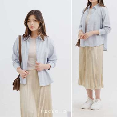 HECLO.ID - Arla Cotton Shirt Blue Sky