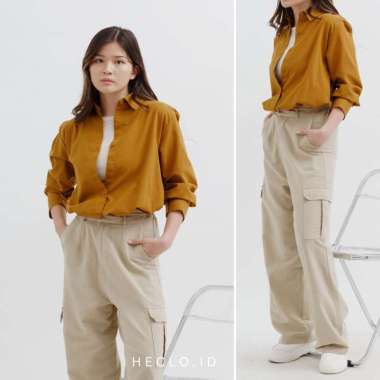 HECLO.ID - Arla Cotton Shirt Ginger