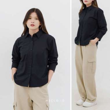 HECLO.ID - Arla Cotton Shirt Black