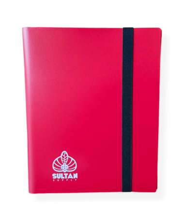 Sultan Supply Card Album 9 Pocket Binder Red